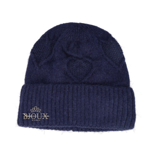 Cappello donna Maglia Cuore Blu
