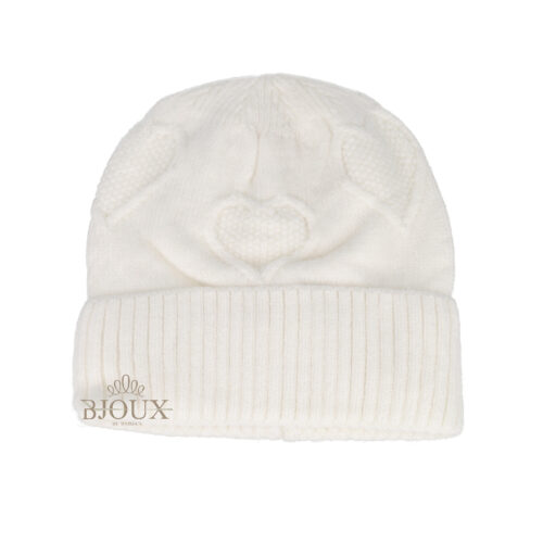 Cappello donna Maglia Cuore Bianco