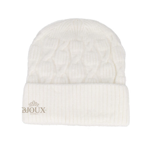Cappello donna Maglia Intreccio Bianco