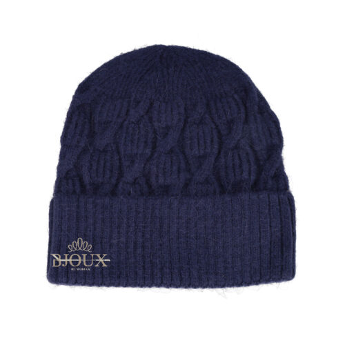 Cappello donna Maglia Intreccio Blu