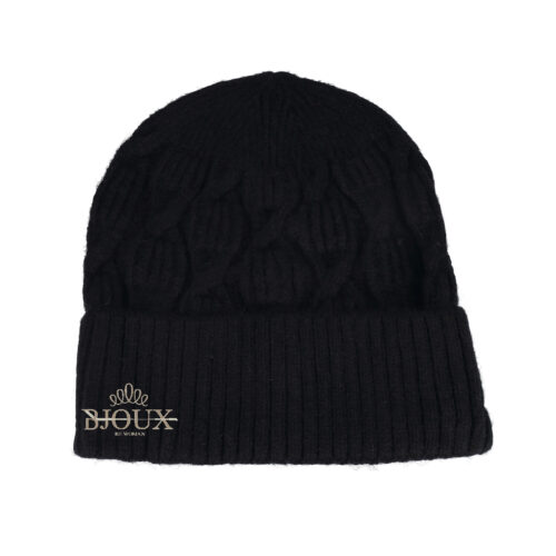 Cappello donna Maglia Intreccio Nero