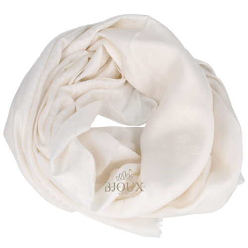 Foulard Sciarpa Bloomé Bianco