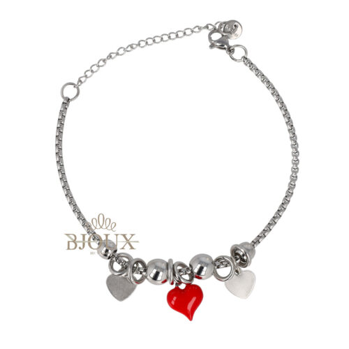Bracciale acciaio Battito d’Amore