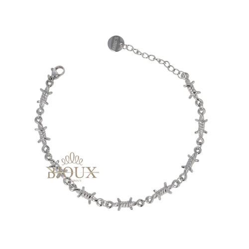 Bracciale in Acciaio Filo Spinato