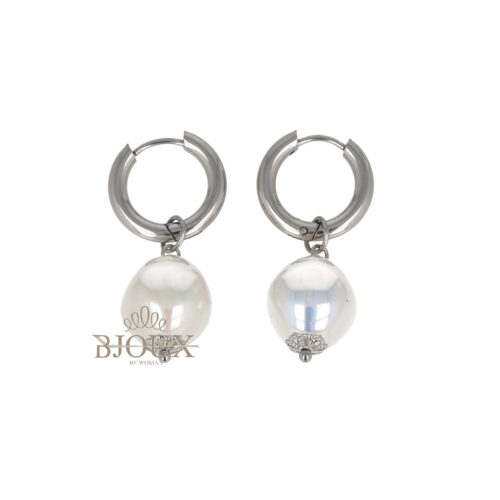 Orecchini con Perle Irregolari – Pure Drop