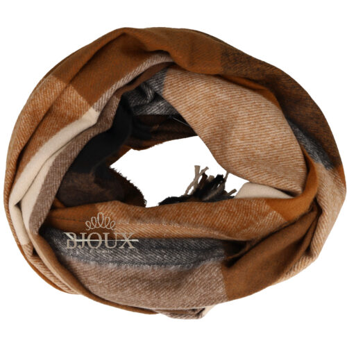 Sciarpa donna Trama Brown