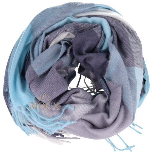 Sciarpa donna Trama Azzurro