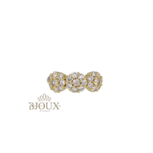 Anello Tre Fiori Luminosi