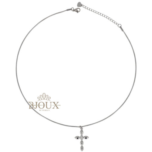 Collana acciaio Pure Cross