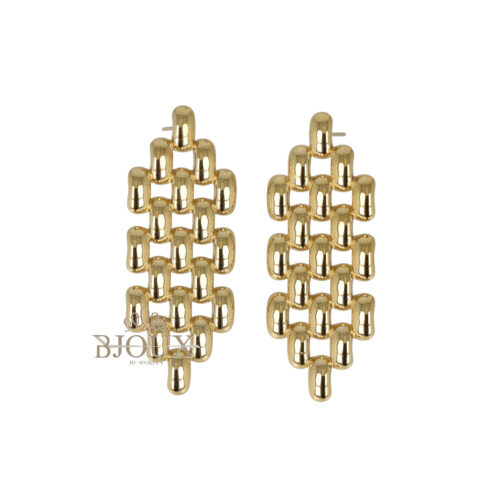 Orecchini in Acciaio Geometrici