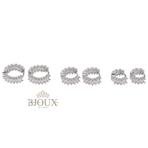 Orecchini set cerchietti luninosi