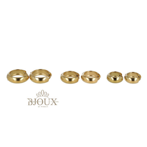 Orecchini set cerchietti bombati