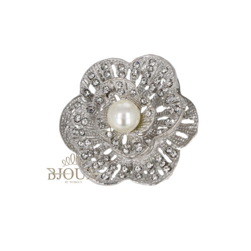 Spilla gioiello Fiore In Perla