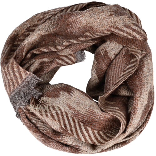 Sciarpa donna Ondalia Dark Brown