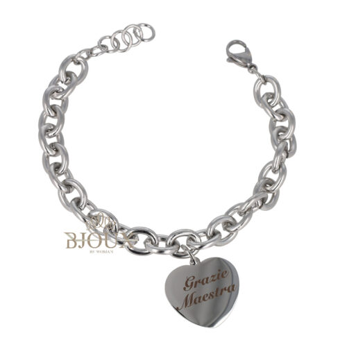 Bracciale Grazie Maestra In Acciaio