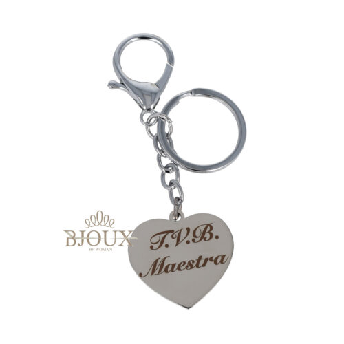 Portachiavi TvB Maestra In Acciaio