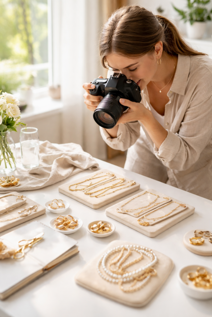 Come fotografare la bigiotteria per il tuo catalogo online