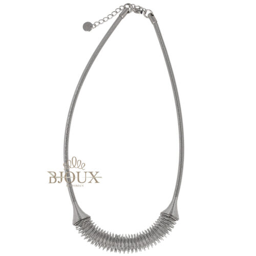 Collana Girocollo A Molla Acciaio
