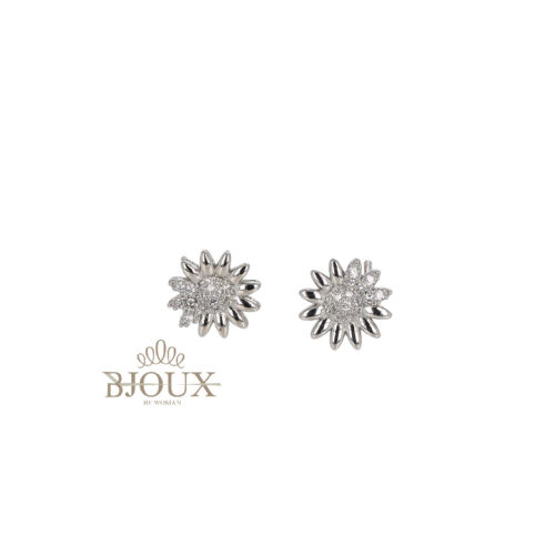 Orecchini Fiorellino Argentato