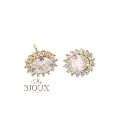 Orecchini Gold Princess Pietra Colorata