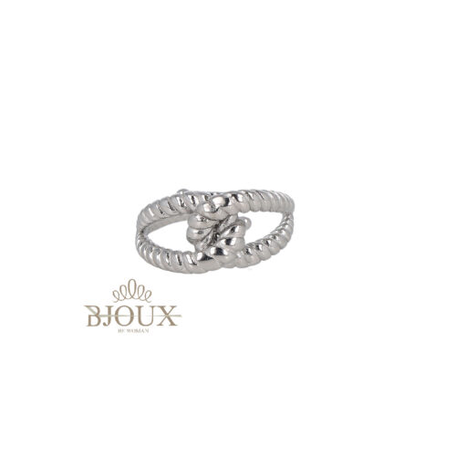 Anello Knot - Nodo in Acciaio