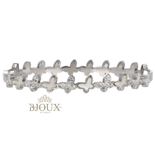 Bracciale Fly -Farfalle in Acciaio