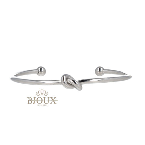 Bracciale Nodo Amore - Acciaio Lucido