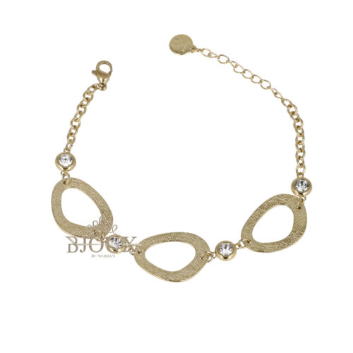 Bracciale Ovali e Punti Luce - Acciaio