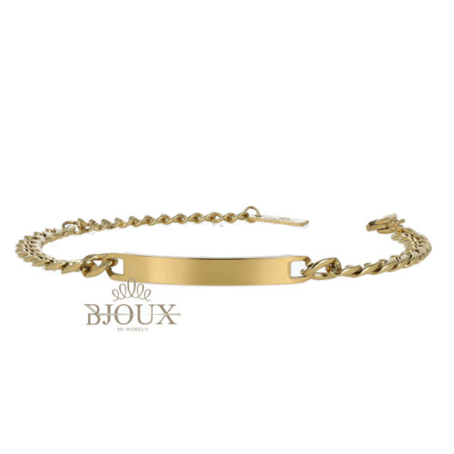 Bracciale Uomo Con Targa - Acciaio