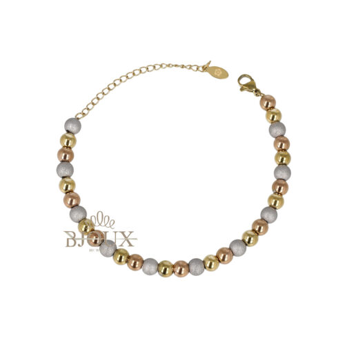 Bracciale Milleluci - Sfere Martellate in Acciaio