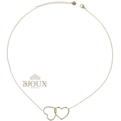 Collana Legame Di Cuori - In Acciaio