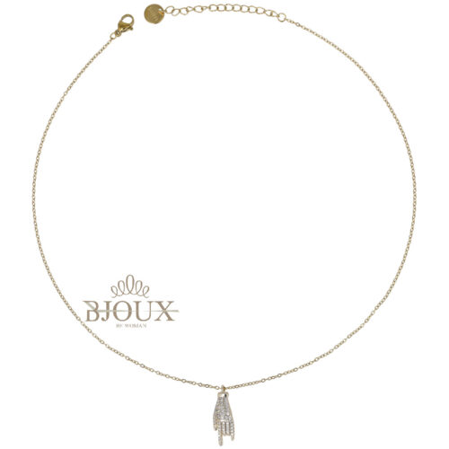 Collana Scio Scio - In Acciaio Con Strass