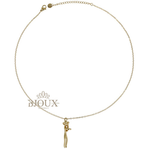 Collana Mother & Child - Acciaio Gold e Rodio