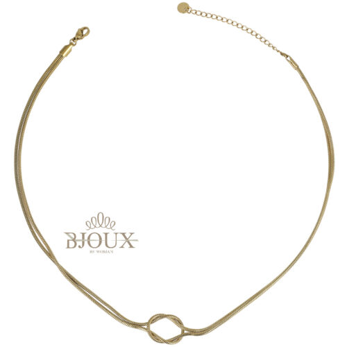 Collana Nodo Amore - Doppio Filo Acciaio