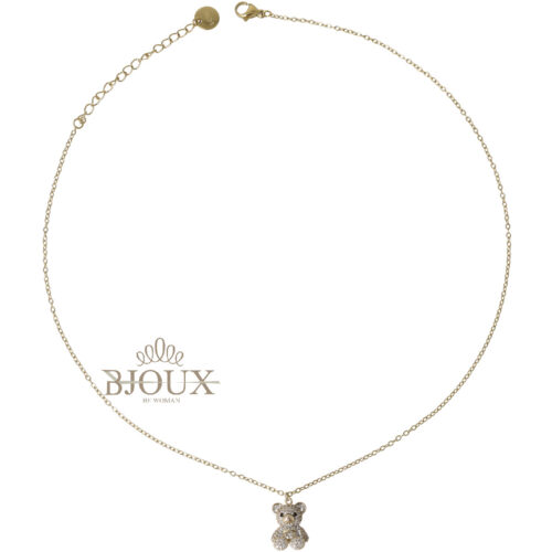 Collana Acciaio Con Ciondolo Teddy Glow