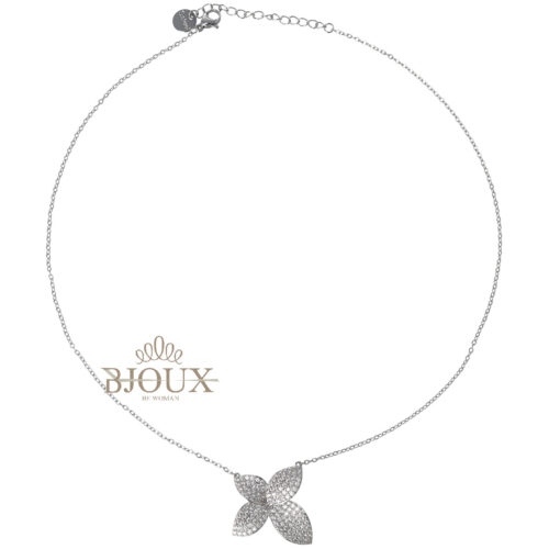 Collana donna Petalous - Acciaio e Strass