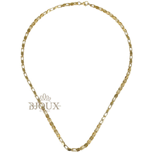 Collana Uomo Catena Maglia Piatta - Acciaio