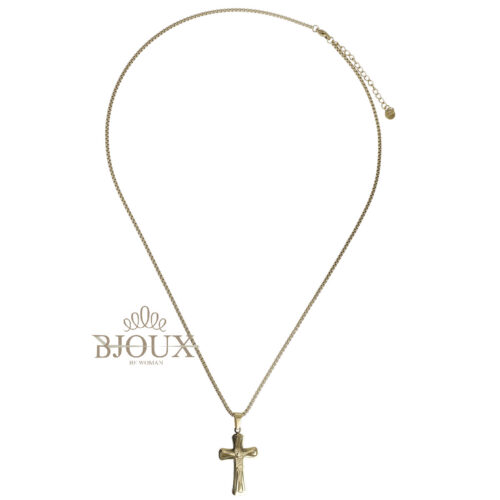 Collana Da Uomo Con Croce - Acciaio