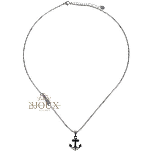 Collana Da Uomo Ancora Marina - Acciaio