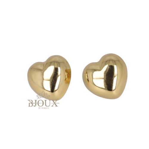 Orecchini Polished Heart - In Acciaio