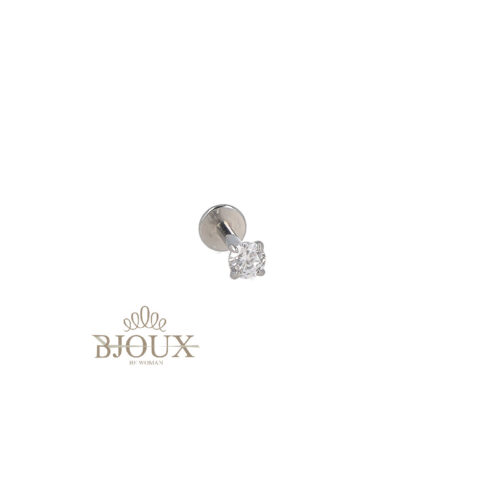 Piercing Acciaio Punto Luce Zircone 3mm