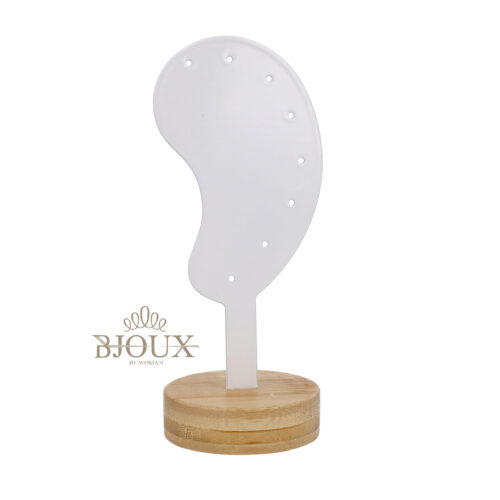 Espositore vetrina con fori per orecchini