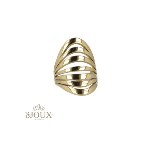 Anello Scudo Multifilo - Acciaio Lucido