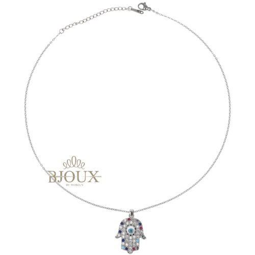 Collana  Khamsa - Catenina in Acciaio
