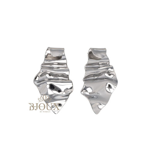 Orecchini Crumpled - Acciaio Inossidabile