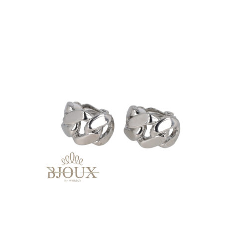 Orecchini Clip Con Design A Maglia Groumette