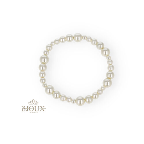 Bracciale Perle Elastiche a Gradazione Elegant – BJOUX