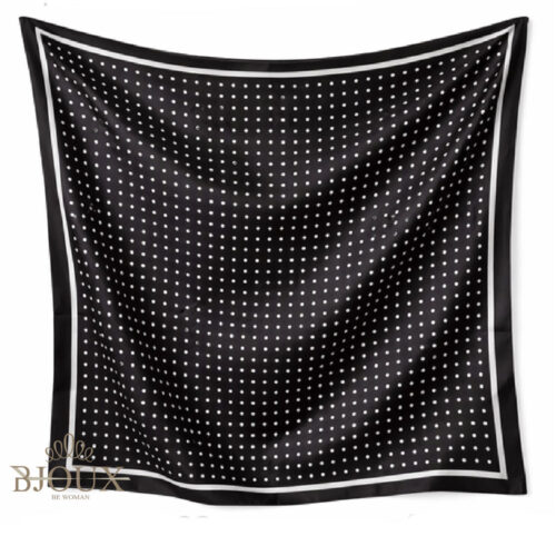 Foulard Pois Essential Nero Iconic