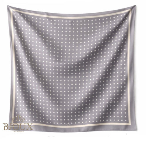 Foulard Pois Essential Grigio Soft