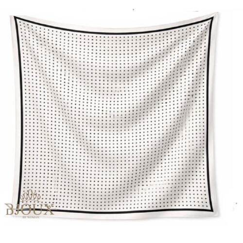 Foulard Pois Essential Bianco Light